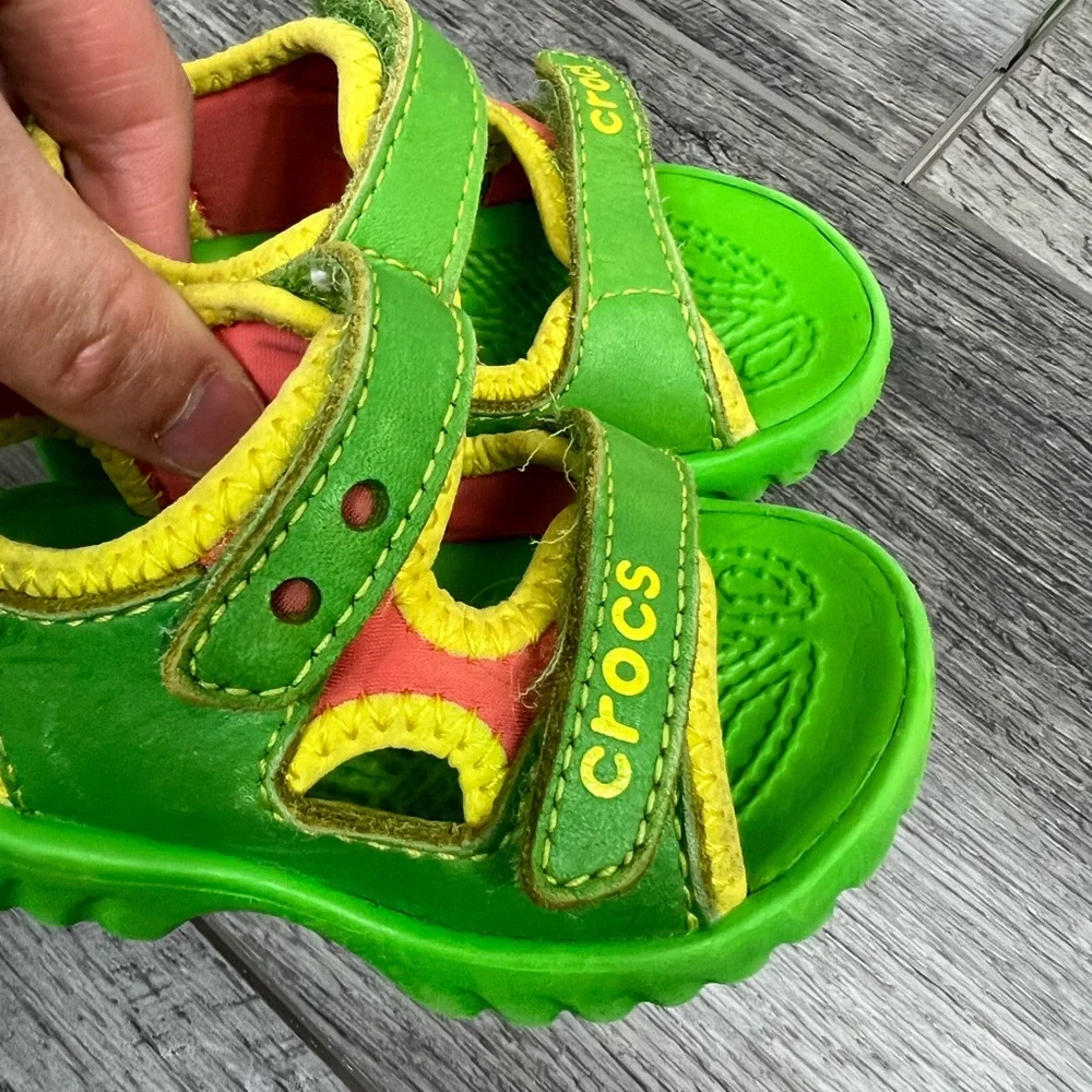 Crocs Baby Green Sandals‎
